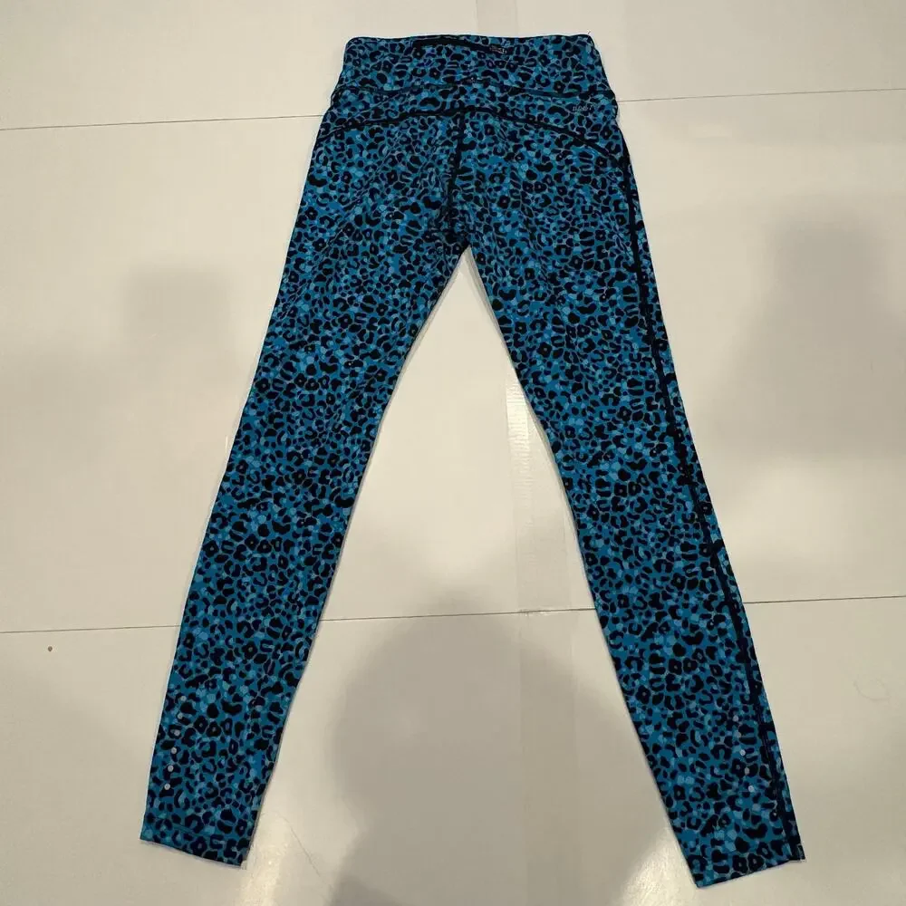 Nike Blue Cheeta Leggings